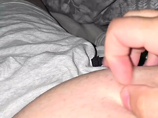 Step mom pulled out step son dick and blowjob him until he cum in her mouth