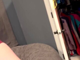 Amateur MILF gives a wet and wild blowjob on fancy date night