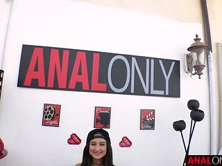 Beautiful brunette Eliza Ibarra is enjoying hardcore anal sex
