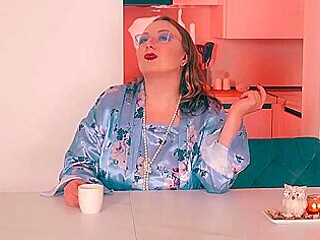 Glasses Facial Recipe - How To Make A Sad Milf Happy With One Thick Load! Hairy Pussy Licking, Cowgirl Ride & Glasses Facial