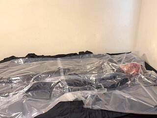 Sep 8 2025 - VacPacked in my Phantom sauna suit with belts hazchem gloves and PVC aprons