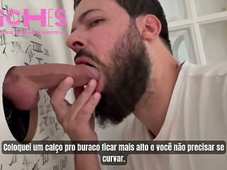 Declara&ccedil_&otilde_es de amor por um Glory Hole - 32/100