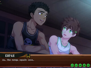 Game: Camp of Friends, path 2, Episode 60 - Kieran and his Past (Russian voiceover)