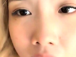 Amateur Asian teen sucks this big hard cock