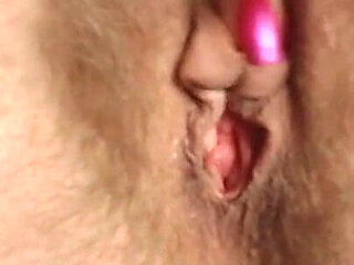 Squirt, Hairy Pussy Masturbating and Gaping