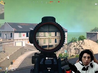 Steamy trio action in a warzone