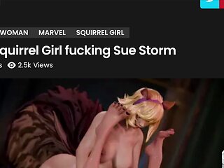 Marvel Girls Watching Luna Snow Riding a Nice Hard Cock, Tracer Anal Fucking, D.va Pussy Fuck