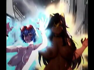 My waifus anime version porn edit