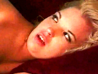 Busty Blonde MILF Rides Hard and Takes Facial