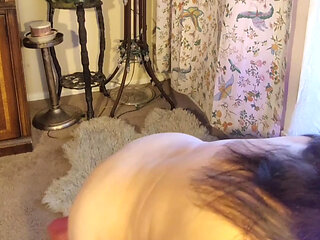 71 Years Old Masturbating My Hairy Pussy