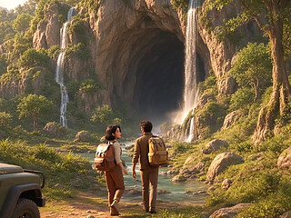 The vegan naturalist who wanted to know exactly how cavemen had sex (AI-generated)