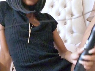 Cute and horny teen inside solo masturbation