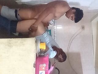 Domestic worker alone with her employer.