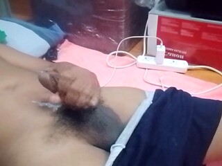 Naughty babe jajakol while sitting