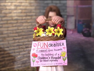 Aerith trying to raise money any way she can