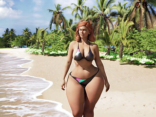 Mrs. Keagan Enjoying Her Vacation
