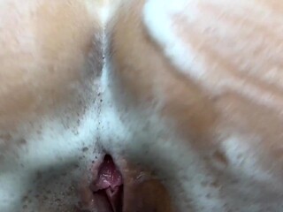 Step mom SlimthickVic creampied in the shower