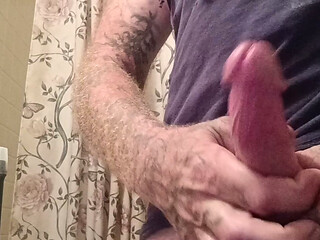Daddy edging and releasing hot cum load