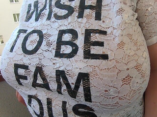 Trying on see-through blouses uncensored