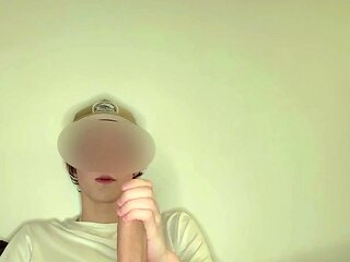 Amateur gay twinks solo masturbation action