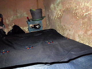 Fucking your bed is not enough not until you come on your sheets