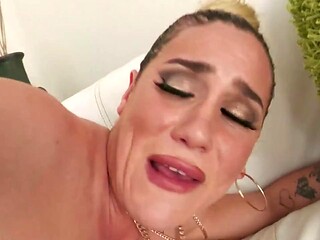 Chubby Milf Aderes Quin Takes Scotty Pimpin Facial After Interracial Anal