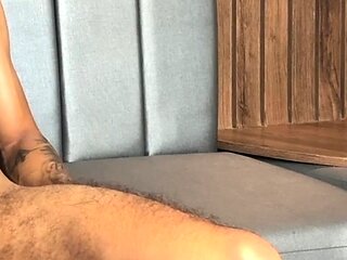 BTS Hot Latino Twink with Huge Dick Handjob