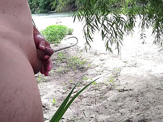 fatman outdoor urethra sounding
