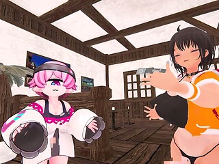 Big boobs, anime, vtuber