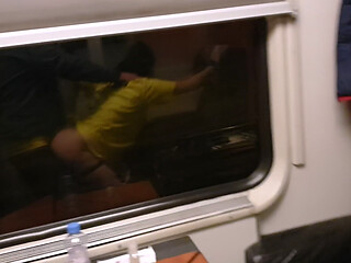 Extreme Sex on the Train: Fucked a Young Beauty Stepsister in First Class Coupe Sex Dada Deville