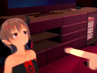 Tomboyish Succubus is Cum Hungry - ( 3D Hentai / Koikatsu )