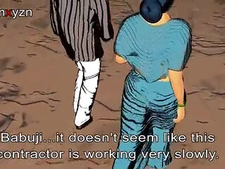 India girl animation  india vilage vilage video