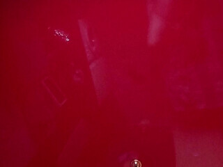 Steep red ceilings :)