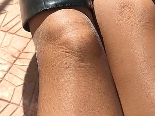 Boots Pantyhose Black