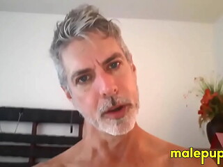 Richard Lennox shoves his ass and low hangs his balls in your face after shrinking you