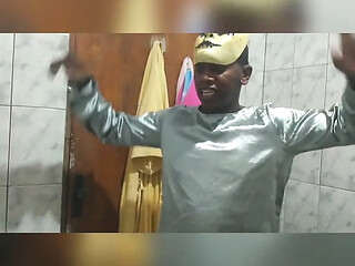 Scare in the bathroom