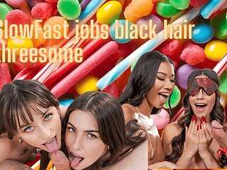 Slowfast Jobs Black Hair Threesome Ameena Green, Angel Windell, Chanel Camryn, Lana Smalls, Liz Jordan, Maya Woulfe, Xxlayna Marie