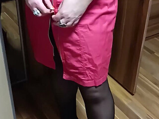 My Slut Shows Me Her New Dress