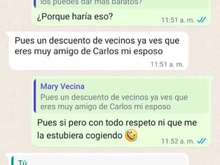 Mrs. Mary Got Very Horny and She Sent Me Photos and I Fucked Her