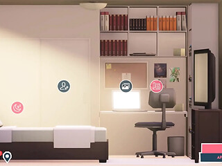 Student creampied in love hotel bondage by his professor