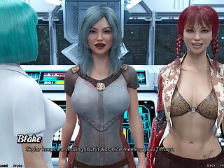 Stranded in space with gorgeous ladies - Episode four