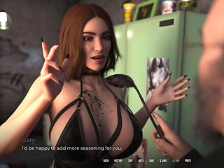 In Security- Luna Cleans Old Pervert Garys Apartment