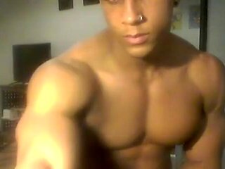 Hot 19yo muscle god cums huge