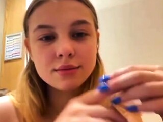 First Time Latina Teen Masturbates in Public