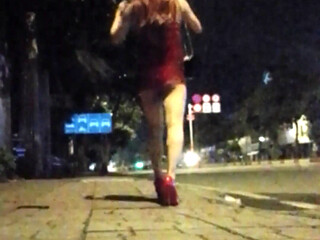 Pretend Whore in Street