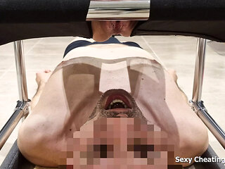 His mouth is my toilet, his tongue is my toilet paper, daily pee swallowing, compilation