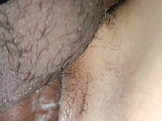 POV close up to making love