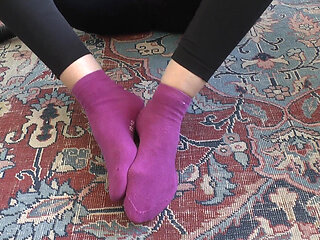 First, the Socks Are Vacuumed, Then Scrubbed, and Then Covered in Cum, POV, JOI, Lady Victoria Valente