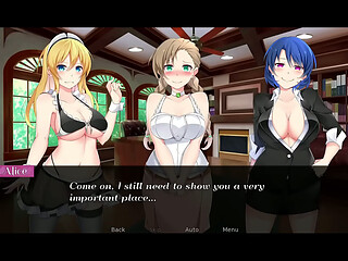 Himeko Maid lesbian game, how many minutes have I played and I'_m already sleepy?