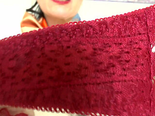 Sniffing Panties and Cumming! Lady Victoria Valente